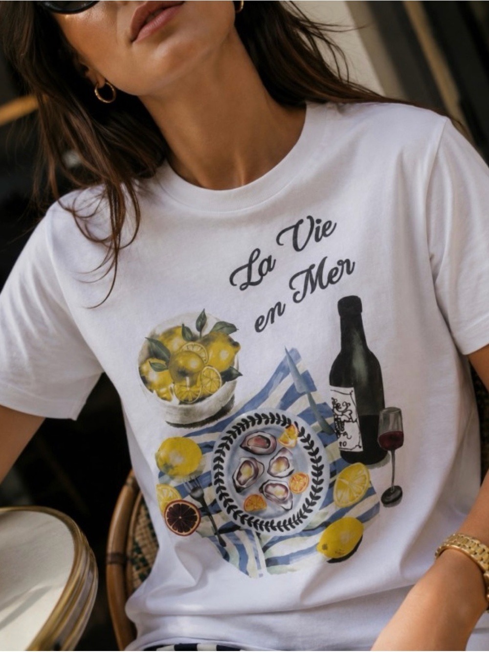La Vie en Mer Graphic Tee - New